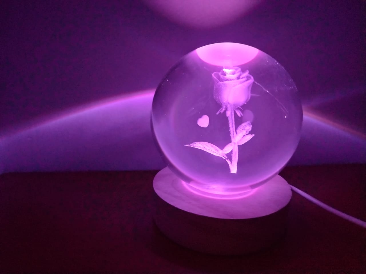 crystal ball - Rose